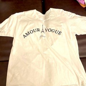 Amour Vogue Woman’s white tshirt XL